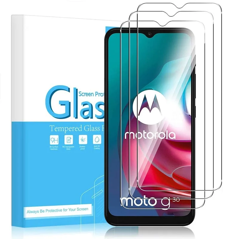 Закаленное стекло для Motorola Moto E6i E7 Plus 2020 Power G10 G30 Защита экрана G Play Stylus 2021 пленка |
