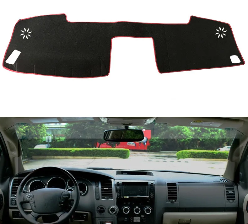 Коврик для приборной панели автомобиля Toyota Tundra Sequoia 2008 2009 2010 2011 2012 2013 2014 |