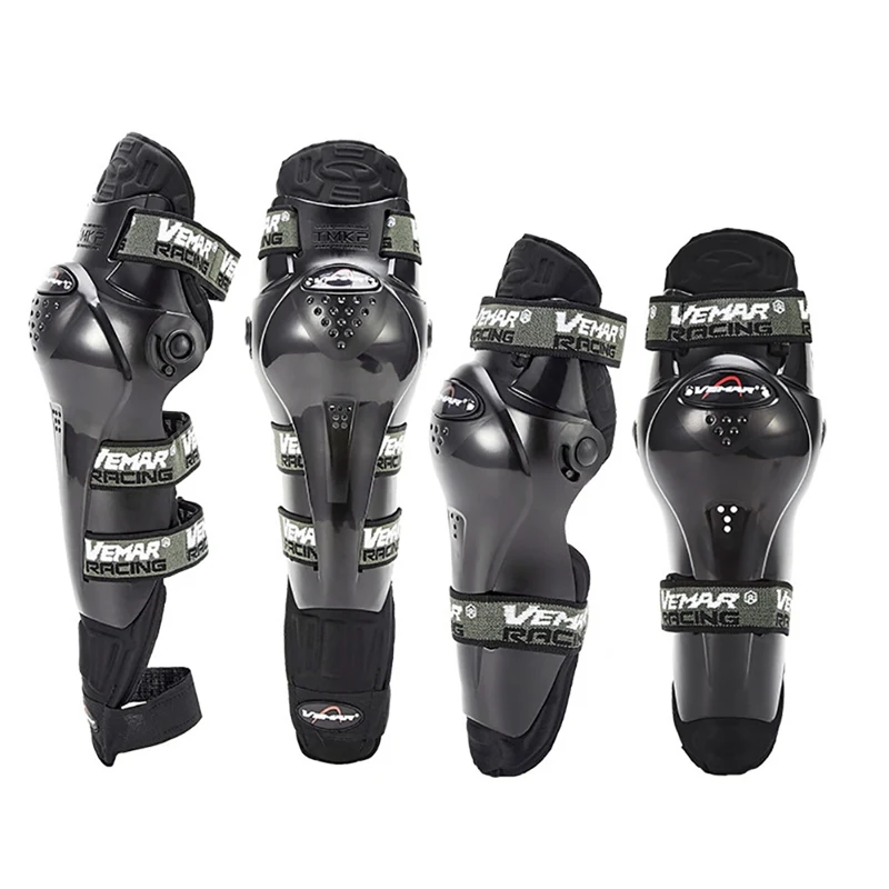 

4pcs/set Motocross Knee Protector Brace Protection Elbow Pad Kneepad Motorcycle Sports Cycling Guard Protector Knee Guard