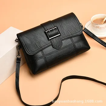 

2020 New Women's Handbag Fashion PU Ladies Shoulder Messenger Bag Simple Atmosphere Women's Shoulder Diagonal Handbag