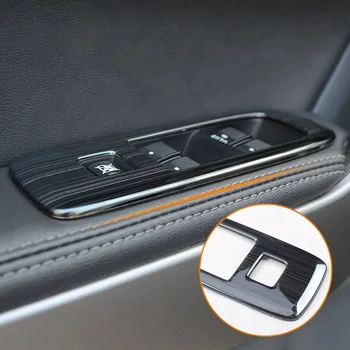 

Glass lifting panel decoration Window button Frame switch decorative strips of interior For Ford Everest 2015-2020