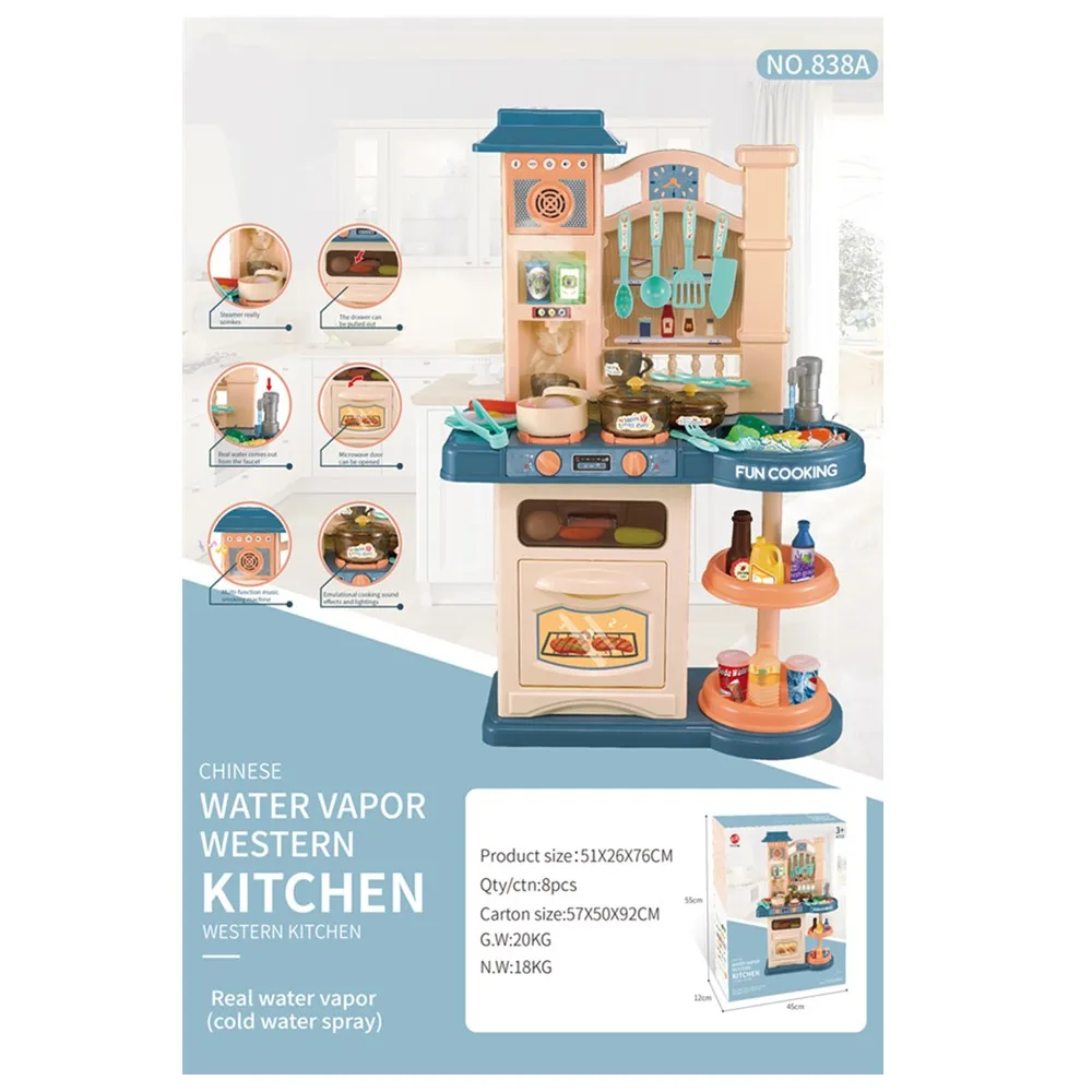 green kitchen Детская мини-кухонная игрушка кухонная утварь котелок кастрюля дети ролевые игры повара игрушка имитация кухонная утварь игрушки Детский подарок большой kitc - Цвет: green kitchen