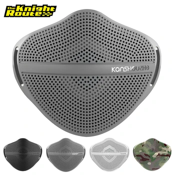 

Silicon Balaclava Motorcycle Face Mask Moto Mouth Caps Protective Dust Face Shield Activated Carbon Filter Reusable Washable