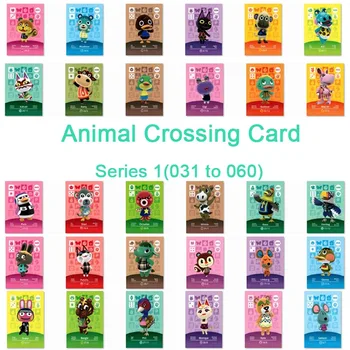 

Animal Crossing Card Amiibo Card Work For Ns Games Series 1 Animals Crossing Sticker (031 To 060)