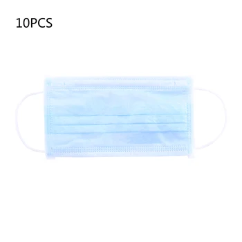 

New 10/50/100pcs Earloop Face Mouth Masks 3 Layers Anti-Dust Daily Masks Droplet Protective Mask