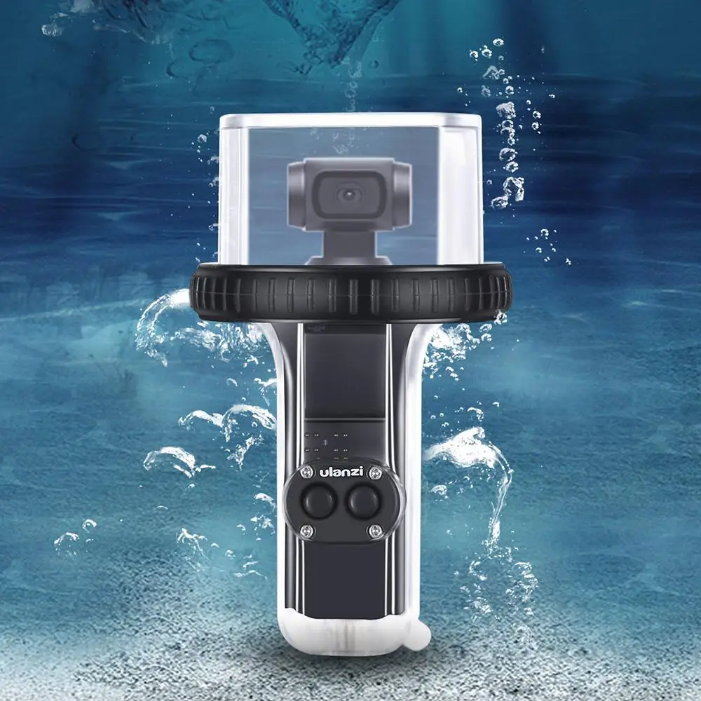 ULANZI для DJI Osmo Карманный чехол для дайвинга водонепроницаемый чехол Защитные Подводные детали 60 м Глубина камеры Osmo pocketаксессуары r60