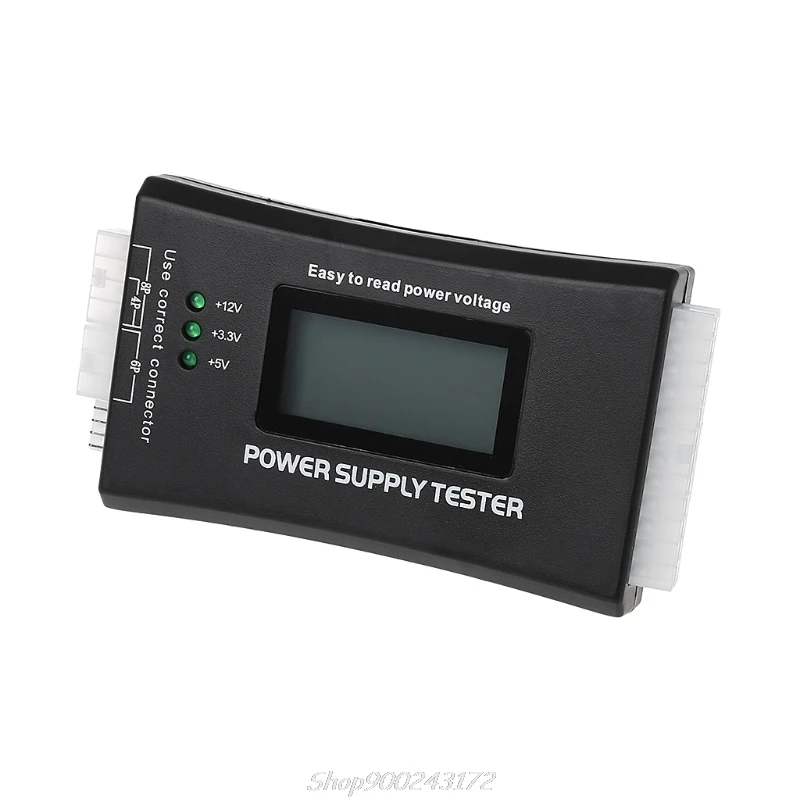 New LCD PC Computer 20/24 Pin 4 PSU ATX BTX ITX SATA HDD Power Supply Tester Jy27 20