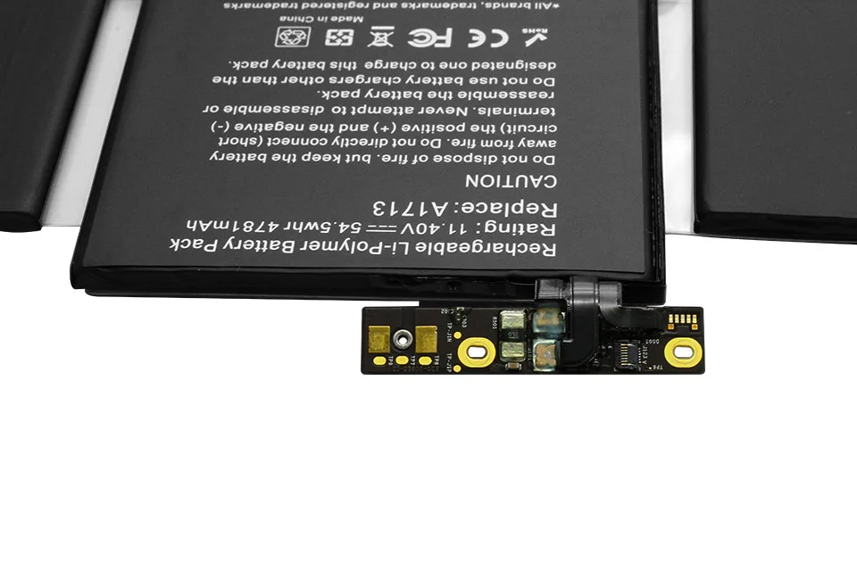 ApexWay 11,4 V 4781mAh A1713 Аккумулятор для ноутбука для Apple MacBook Pro 13 ''A1708 год с инструментами