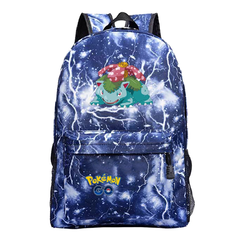 Mochila рюкзак Pokemon Sac A Dos Аниме Пикачу сумка plecak ноутбук унисекс рюкзаку, 33-36 мультфильм, школьные рюкзаки для девочек-подростков - Цвет: D5