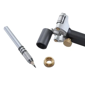 

Carpenter Straight Line Arc Curve Scriber Parallel Measuring Tool Woodworking Dual-purpose Drawing Line Square Marker