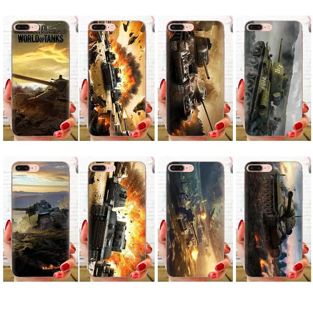 Для Galaxy J1 J2 J3 J330 J4 J5 J6 J7 J730 J8 2015 2016 2017 2018 mini Pro мягкие Аксессуары для TPU чехол World Of Tanks |
