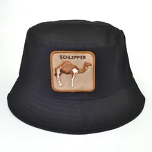 Мультфильм животных верблюжьего ведра шляпа летняя женская мужская пляжная кепка Cutdoor скалолазание Охота рыболовные кепки Панама шапки для рыбака