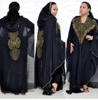 

Sparkly Hoodie African Women Dress