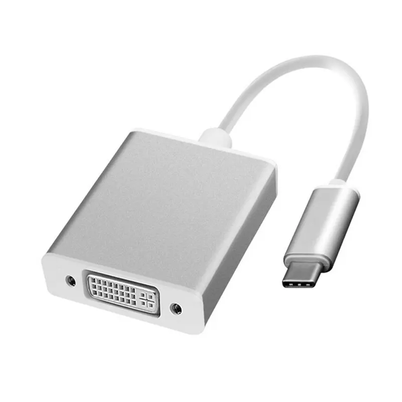 Адаптер с разъемом для монитора переходник USB 3 1 Type C Male DVI Female 1080P Mac и Macbook новое
