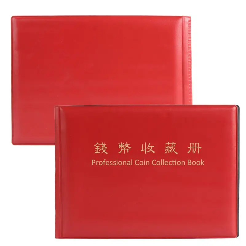 

240 Collection Storage Penny Pockets Money Album Book Collecting Coins Holders