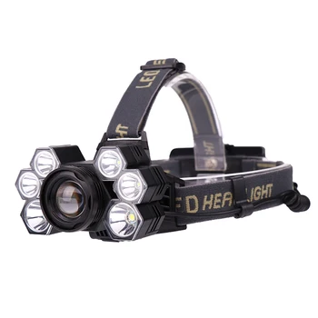 

LED Headlight USB Rechargeable Tactical Headlamp 7 LED Torch Light Outdoor LED Headlamp Flashlight Headlamp