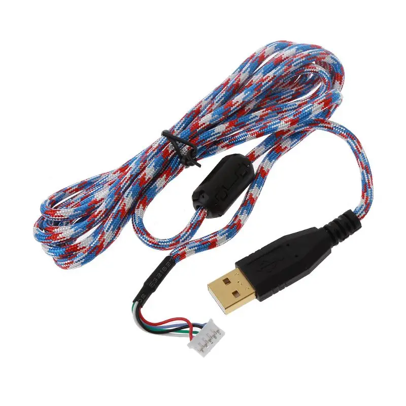 

DIY Umbrella Rope Mouse Cables Soft Durable Mouse Line Replacement Mouse Wire B95C