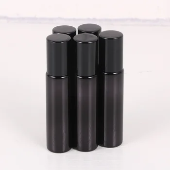 

10pcs 10ml Roll-On Bottles Durable Alumina Lid Glass Emulsion Containers Cosmetic Tubes for Students Women