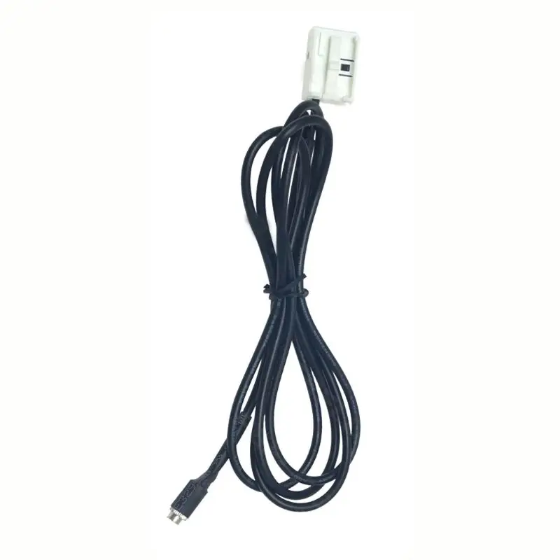 

3.5mm 12PIN Female Plug Audio Input Music Cable Wire for BM-W E39/53/60/61 X5 AUX IN Adapter