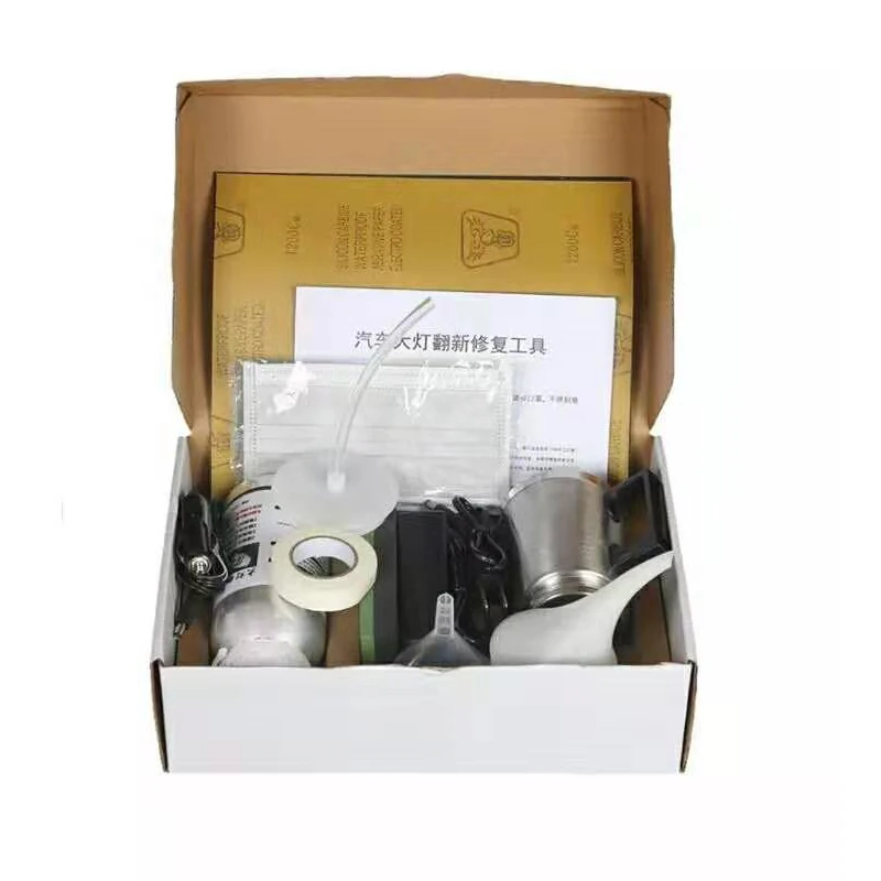 

800g Headlight Polish Scratch Vehicle Car Headlight Glass EU Plug Refurbishment Hydrophobic Coating Scratch Repair Kit