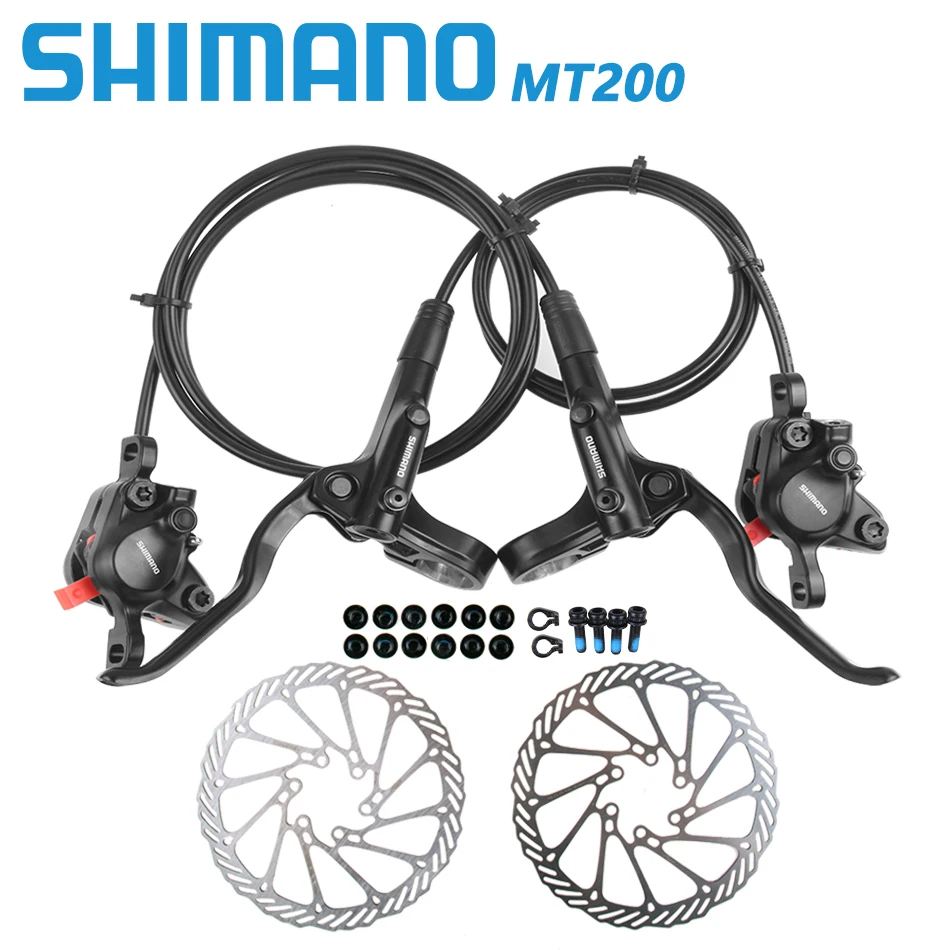 Shimano BR BL MT200 Bicycle Brake MTB Brake Hydraulic Disc Brake 750/800/1350/1450/1650mm Mountain Clamp Brakes upgraded MT315