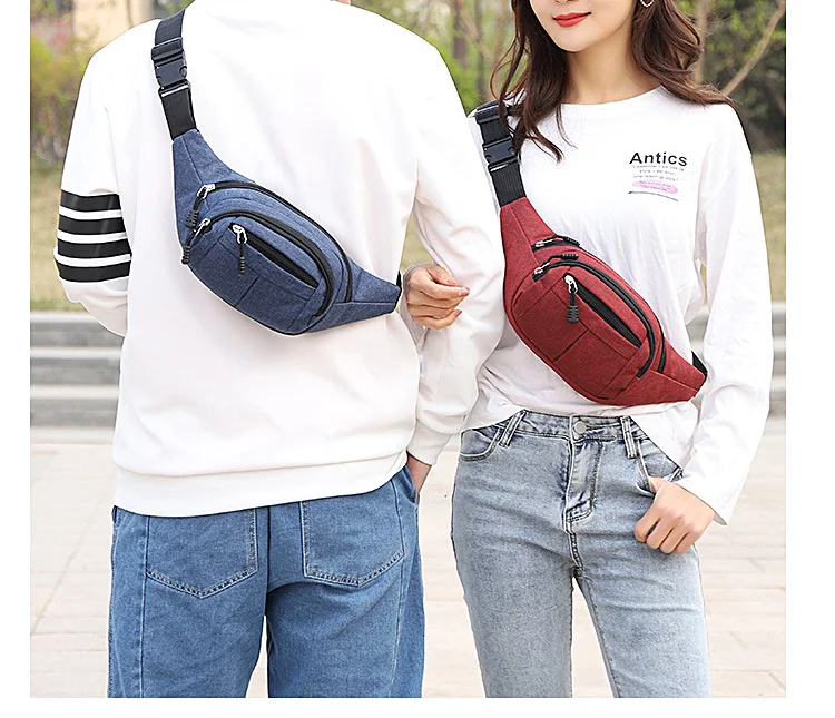 Men Waist Bag Fashion New Packs Purse Casual Large Phone Belt Hip Bag Heuptas Women's Travel Fanny Banana Bags