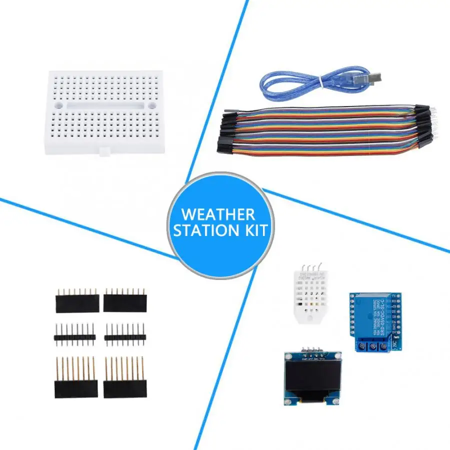 Termometro Метеостанция IOT Starter DIY Kit отображение даты времени модуль датчик температуры и влажности Термостат