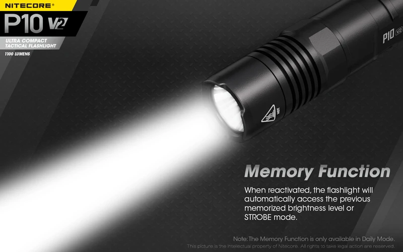 NITECORE P10 V2 LED Tactical Flashlight (19)