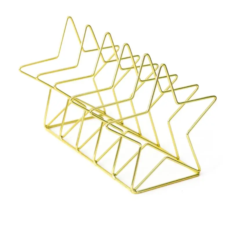 

Metal Bookshelf Bookends Book Support Stand Desk Organizer Storage Holder DXAC