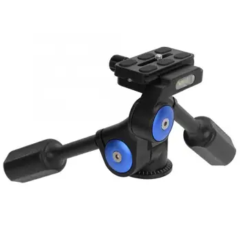 

High Quality Aluminium Alloy Dual Handle 3D High Load Bearing Hydraulic Damping Tripod Ballhead Panorama Shooting