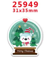 30 шт мультяшный персонаж плоское украшение из смолы PR 25907 - Цвет: 25949