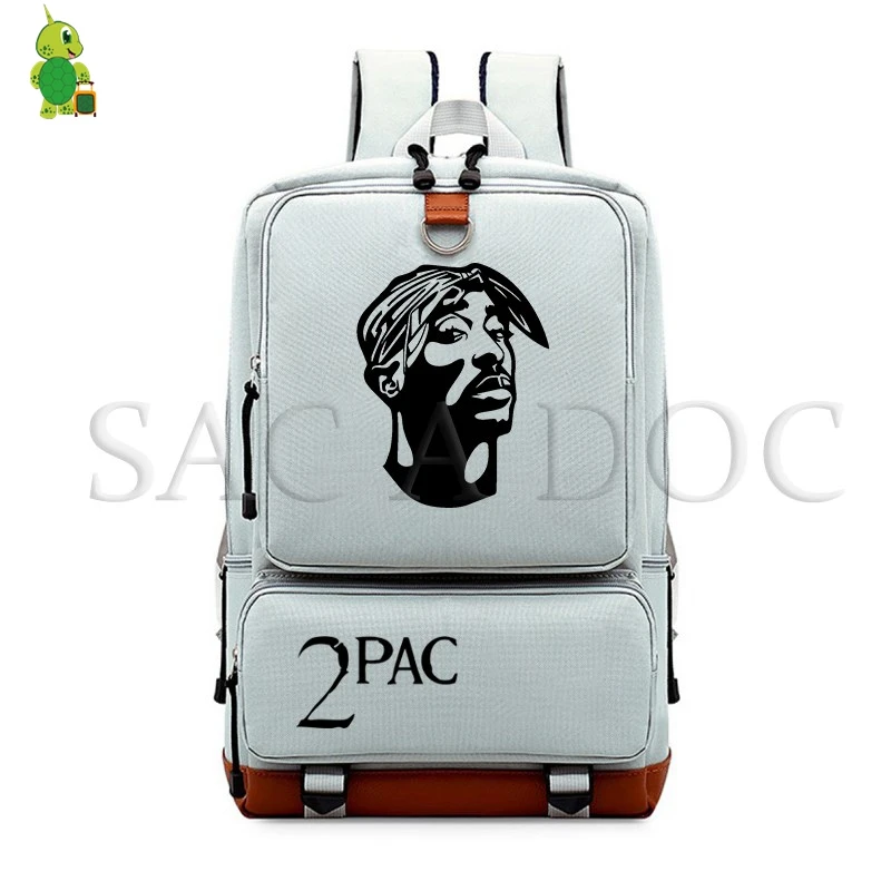 16 Tupac 2Pac рюкзак для женщин и мужчин рюкзак для ноутбука школьная сумка для подростков повседневный рюкзак хип хоп Легенда дорожные сумки - Цвет: 16