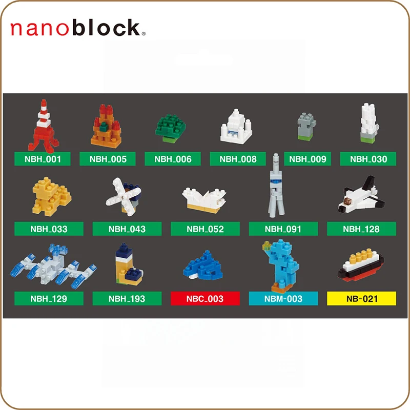 Nanoblock 3D модель NBM-028 мир nanoblock 880 шт. DIY алмаз мини микро блоки строительные блоки кирпичи сборки игрушки игры