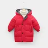 Children's Down Coat Winter Teenage Baby Boys Girls Cotton-padded Parka & Coats Thicken Warm Long Jackets Toddler Kids Outerwear ► Photo 2/6