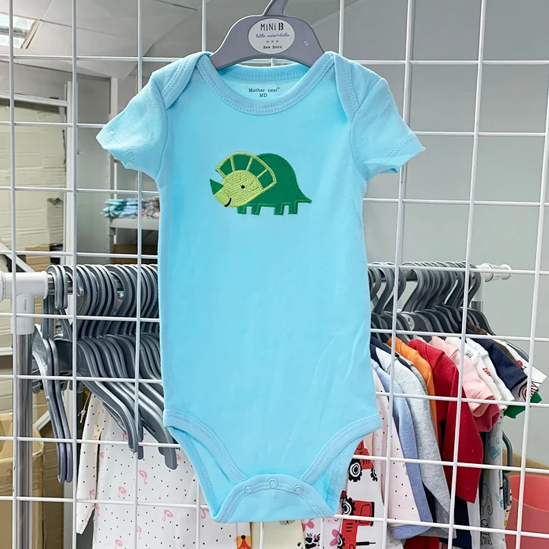 Newborn Bodysuit Baby Babies Bebes Clothes Short Sleeve Cotton Printing