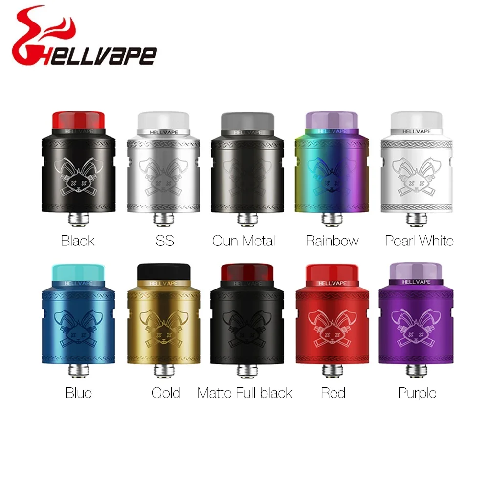Новый оригинальный атомайзер Hellvape Dead Rabbit V2 RDA диаметром 24 мм с BF Squonk 510 Pin Box Mod VS Vape