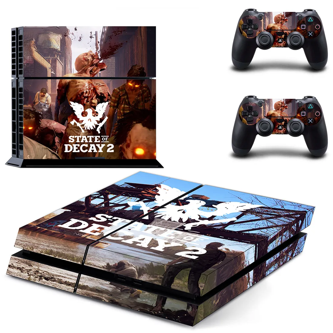 State of Decay 2 PS4 стикер кожа PS 4 стикер s Play станция 4 наклейки Pegatinas для консоли playstation 4 и 2 контроллера
