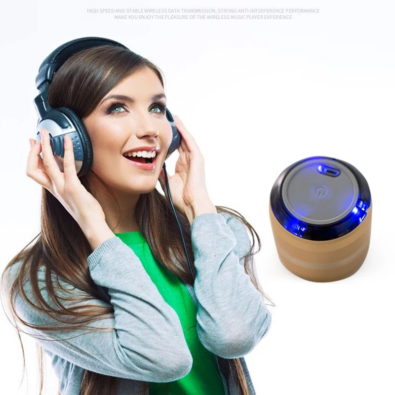 Беспроводной Bluetooth динамик открытый портативный металлический голосовые звонки Аудио Телефон компьютерный динамик