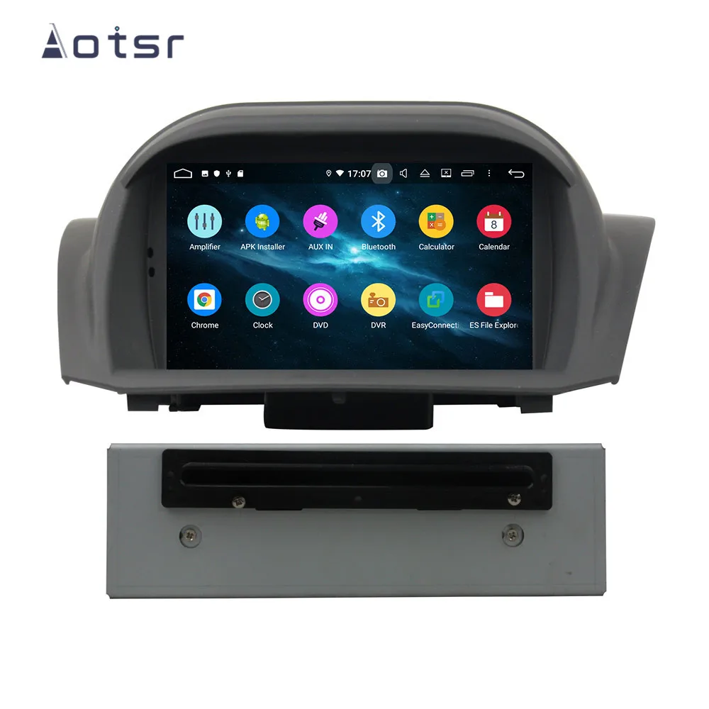 AOTSR 8 дюймов Android 9,0 DSP ips gps навигация Carplay автомобильный DVD радио плеер для Ford Fiesta 2013- мультимедийный плеер