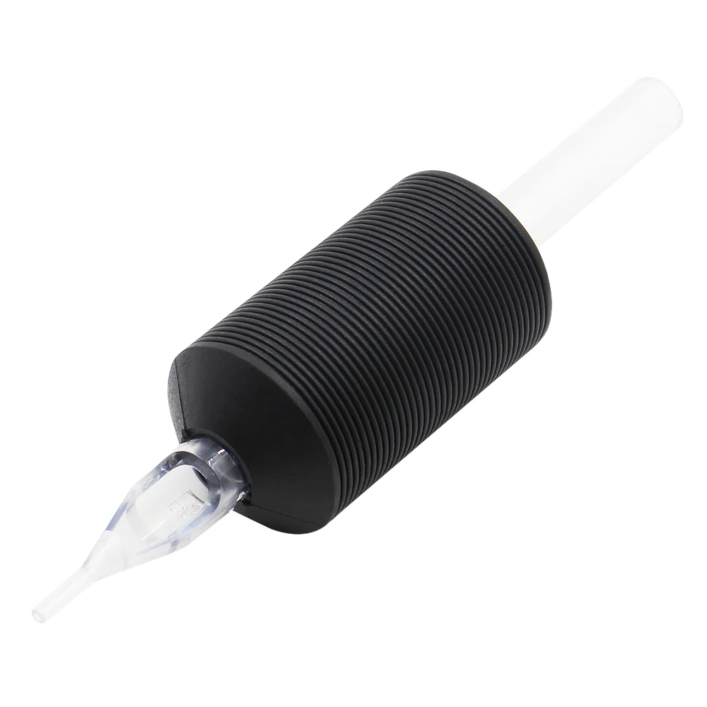 20pcs 3R/5R/7R/9R Disposable Tattoo Grip Tubes 25MM Soft Silicone Tattoo Grip For Neeldes Supplies