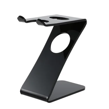 

1PC Brush Stand Holder Stable Design Acrylic Stand Holder Easy Use Multipurpose Simplicity Rustproof for Beared Brush