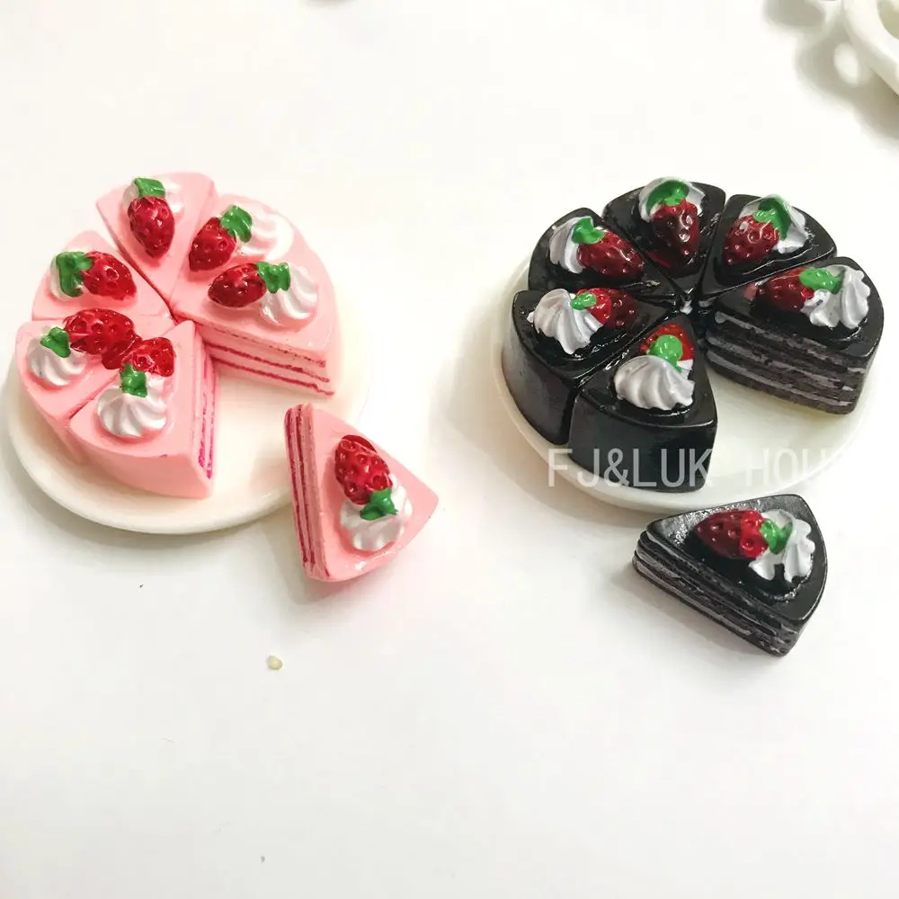 1/6 Scale Mini Pretend Food Toys Miniature Dollhouse Bread Cupcake Toast Bakery Shop for Blyth Barbies BJD Doll House Kitchen 4