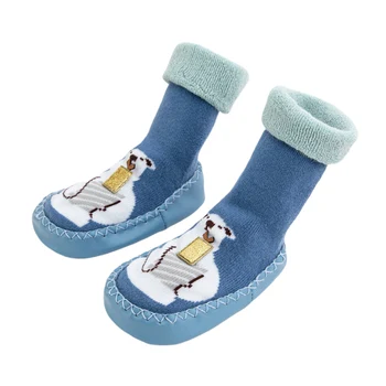 

0-18M Baby Boys baby girls socks Autumn Cartoon Print Sock Warm Anti Slip Floor Socks Shoes Leg Warmer Socks for babies