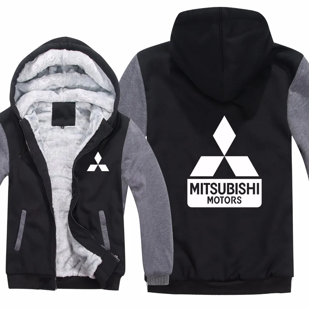 Mitsubishi, толстовки, мужская куртка, зимняя, высокое качество, для мужчин, повседневная, шерсть, подкладка, флис, Mitsubishi, мужские толстовки с капюшоном