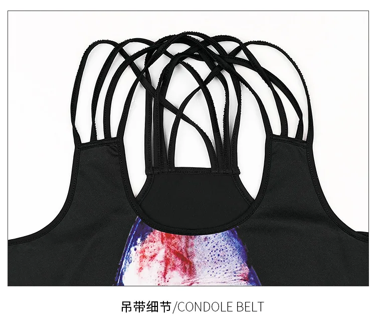 New Direct Deal Explosive Money Halloween Night Street Terror 3D Digital Printing Skull Sleeveless