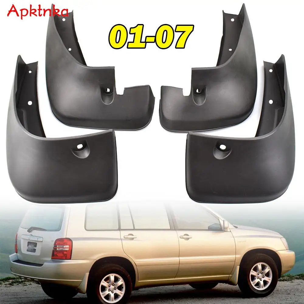 4 шт. для Toyota Highlander Kluger 2001 - 2007 XU20 набор автомобильных брызговиков грязные щитки