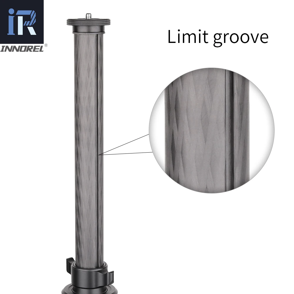 Camadas de Fibra Haste para Câmera Tubo Carbono Coluna Elevação Tripé Extensão Dslr Resistente Rt90c - Lt364c Er40c 40mm 10 - Image 5