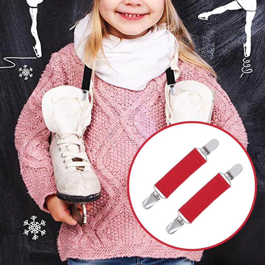 Детские эластичные варежки для маленьких мальчиков и девочек, металлические упругие зажимы для упругих зажимы для детей, предотвращающие потерю перчаток, зимние аксессуары