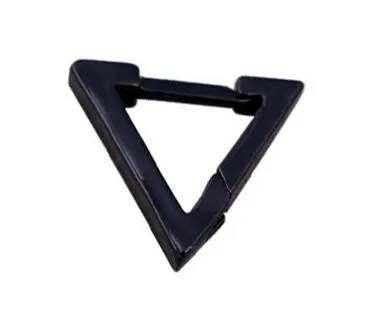 KPOP DNA Корейская V 1 шт. квадратные шестигранные треугольные серьги из нержавеющей стали, серьги-гвоздики в стиле хип-хоп, титановые мужские ювелирные аксессуары - Окраска металла: 2
