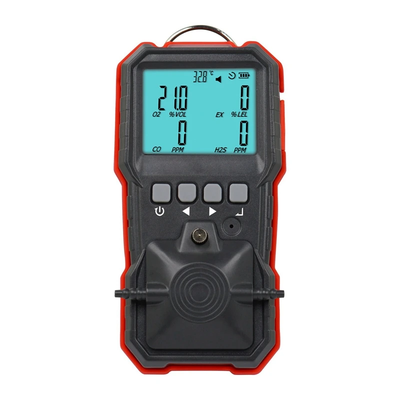 Контроллер композитного газа 4 в 1 цифровой горючий газовый датчик O2 H2S CO